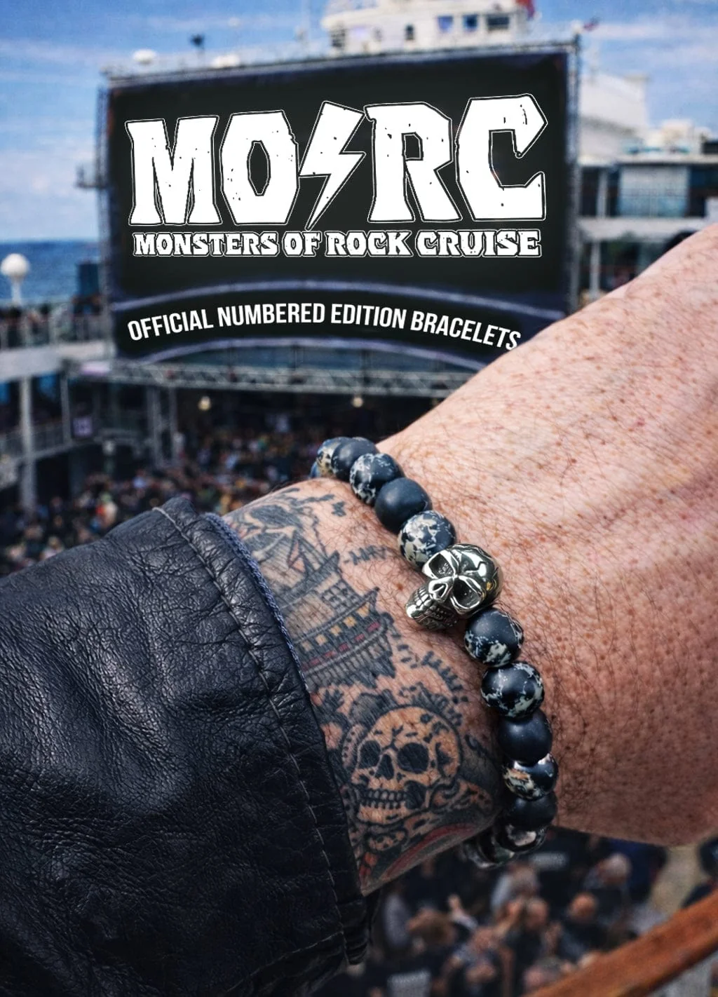 OFFICIAL MONSTERS OF ROCK CRUISE BRACELET 2026 - BEADED - Image 3